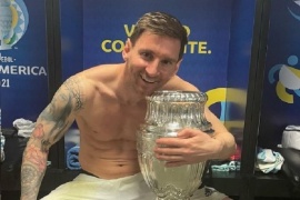 Lionel Messi con la Copa América es la foto con más “likes” de la historia