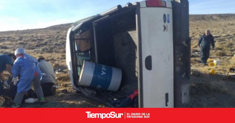 Tres trabajadores sufrieron un vuelco - Vimarsana News