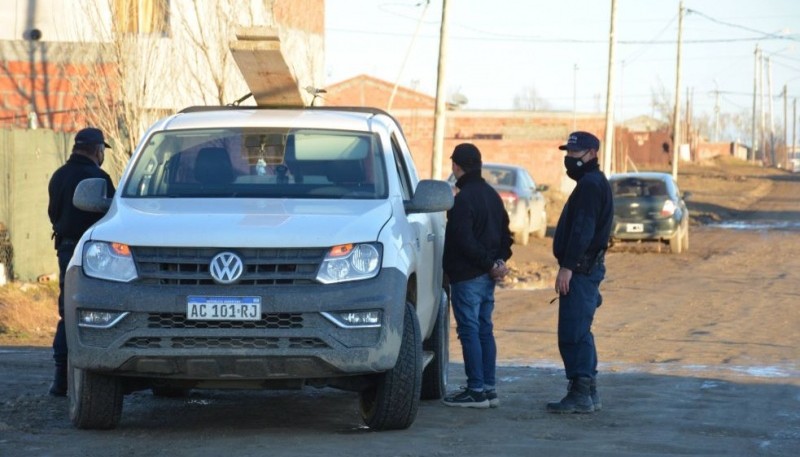 Momento de la detención del sujeto. (Foto: C.R.)