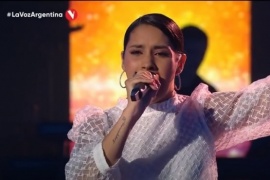 La santacruceña Camila Garay avanza a paso firme en La Voz Argentina