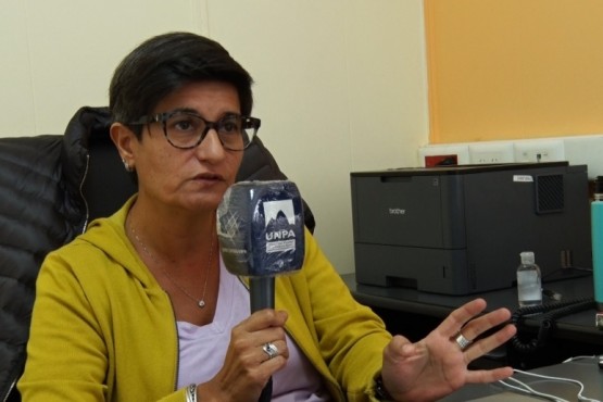 Vicerrectora de la UNPA, Prof. Roxana Puebla