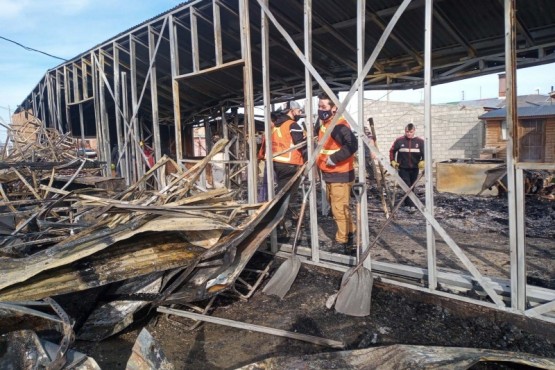 El merendero “Sonrisas Poderosas” se incendió esta madrugada.