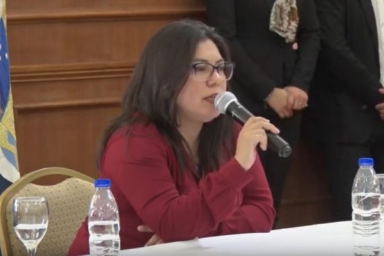 La actual secretaria de Estado de Derechos Humanos, Nadia Astrada