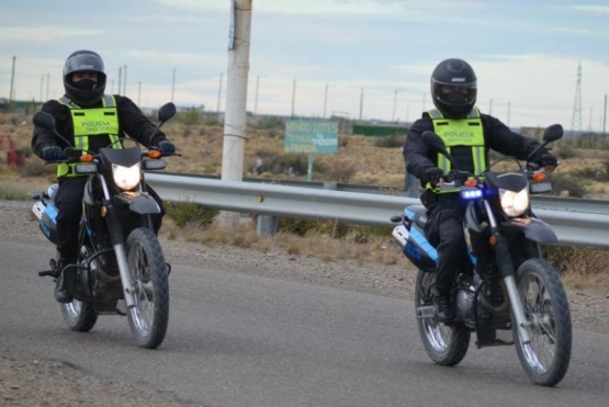 Los efectivos motorizados lograron la detención.