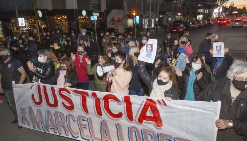  El corte de calle fue en la Avenida Kirchner. (Foto: C.G.)