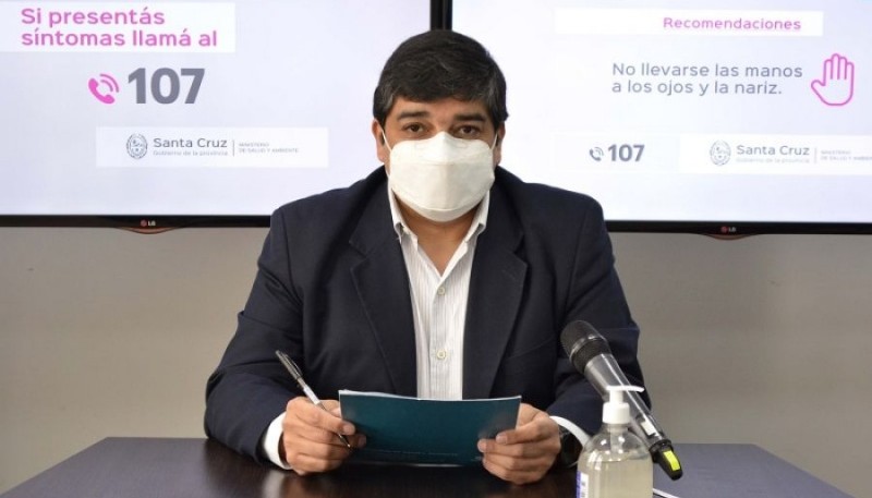 Claudio García, ministro de Salud y Ambiente de Santa Cruz.