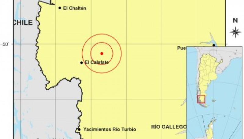 Se registró un sismo en Santa Cruz (INPRES)