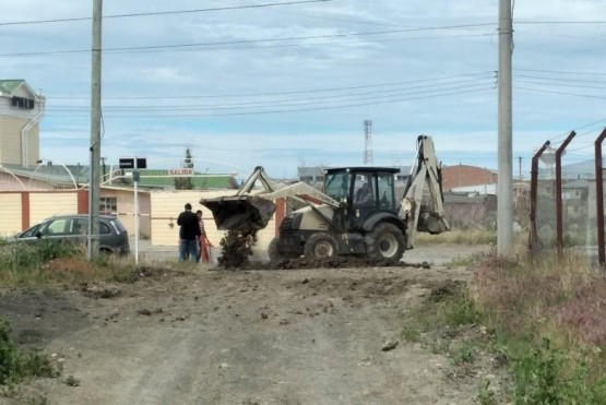 Retomaron los trabajos en el barrio El Faro.