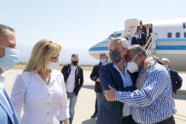 El Presidente llegó a La Rioja para reunirse con gobernadores de todo el país