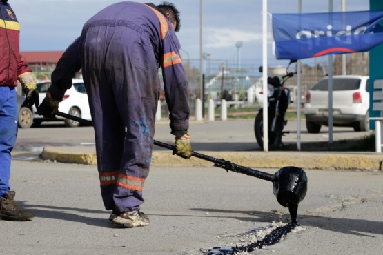 Continúan los trabajos en la ciudad.