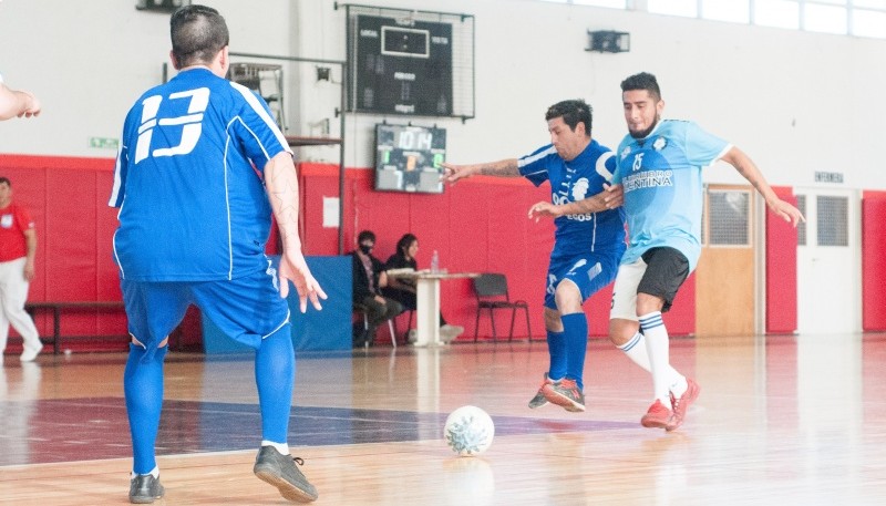Acción del futsal en Río Gallegos. 