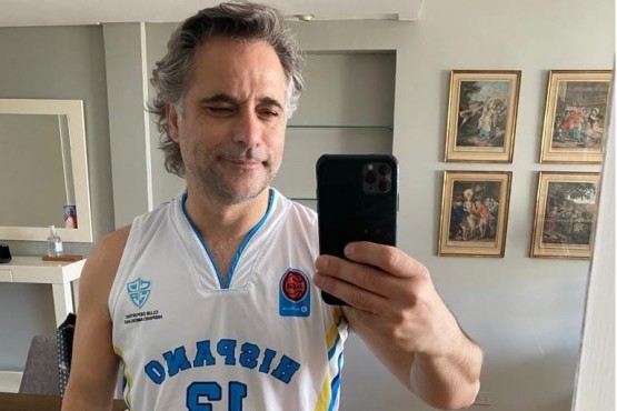 Paulo Brunetti con la camiseta del Hispano.