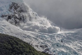 Una avalancha en el glaciar Upsala sorprendió a los turistas