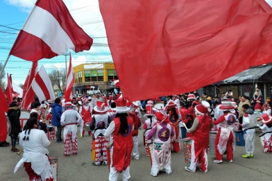 Murga en el Paseo Primaveral.