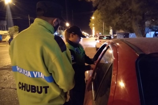 Controles vehiculares en Chubut
