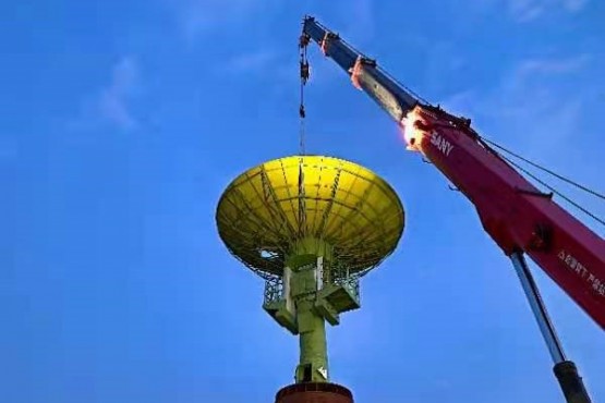 Se encuentra finalizada la construcción de la primera antena