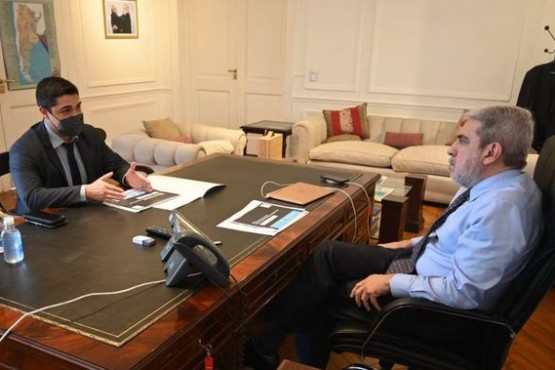 Lisandro De la Torre junto a Aníbal Fernández.