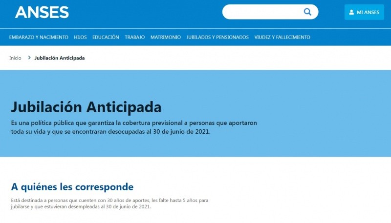 Se debe pedir turno en forma digital y luego asistir a una oficina de ANSeS.