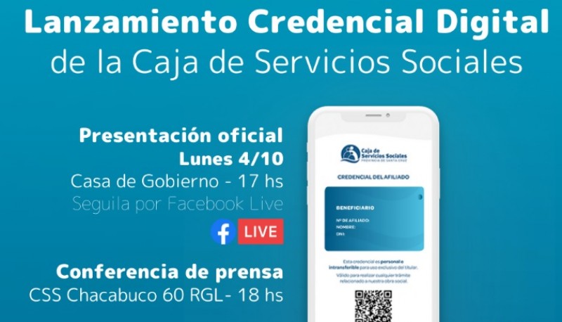 La CSS lanzará la Credencial Digital el 4 de octubre