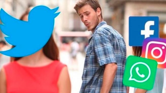 En Twitter se mofaron de la caída. 