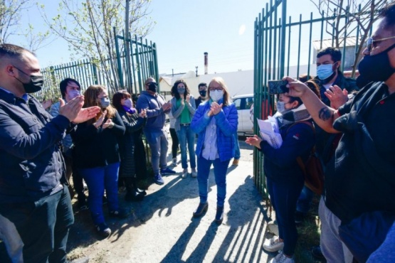 Alicia Kirchner encabezó el acto.S