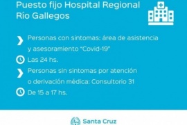 El Puesto de Detección e Hisopados atiende en el Hospital