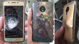 Un hombre se salva tras recibir un balazo que rebotó en su celular con funda de Hulk