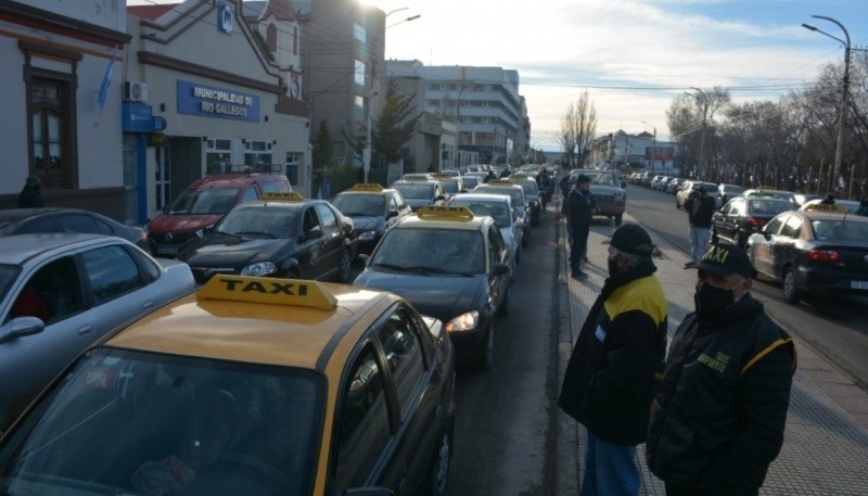 Los taxis y la Zona Franca