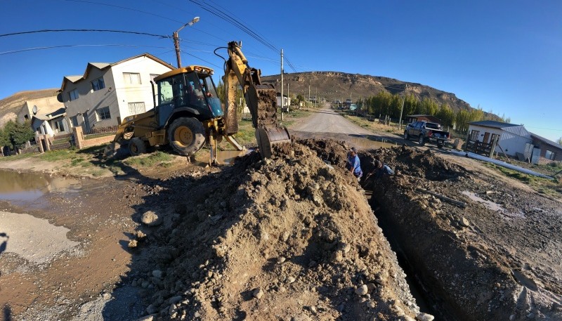 Obras en El Calafate.