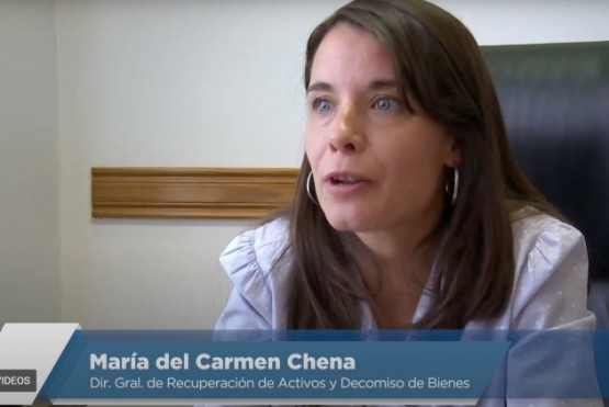 Dir. de Recuperación de activos y decomiso de bienes, María Chena.