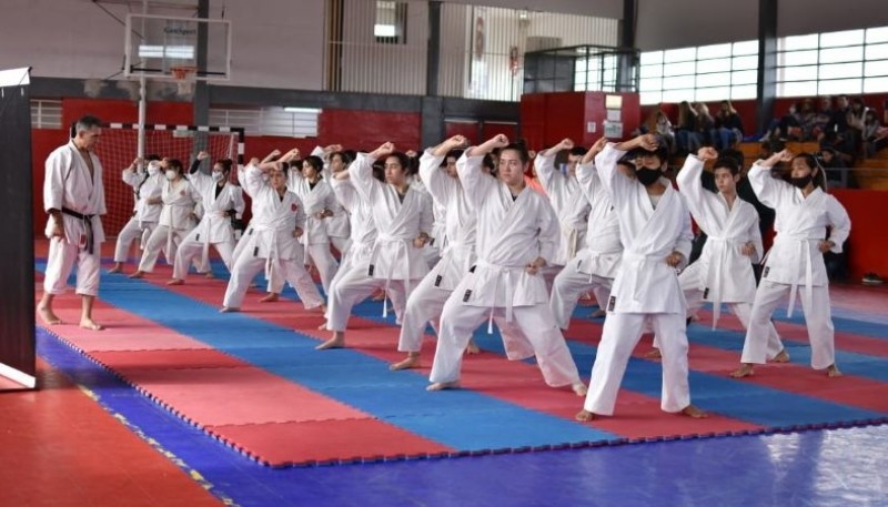 El karate tuvo exámenes a inicios de este mes.