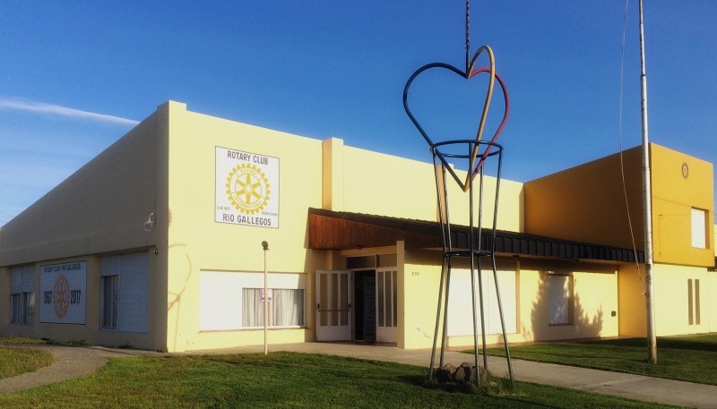 La sede del Rotary Club Río Gallegos. 
