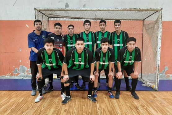 Futsal en Caleta. 