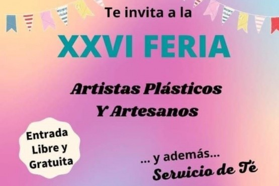 Feria de Artistas Plásticos y Artesanos.