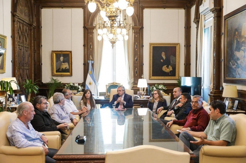 Reunión con el presidente Alberto Fernández. 