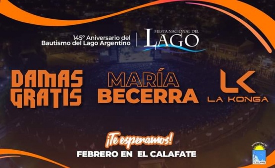 Confirmaron a Damas Gratis, María Becerra y La Konga para la Fiesta del Lago