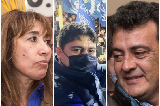 Reyes, Vidal y Kaky, los elegidos en estas legislativas. (Fotos C. Gonzalez) 