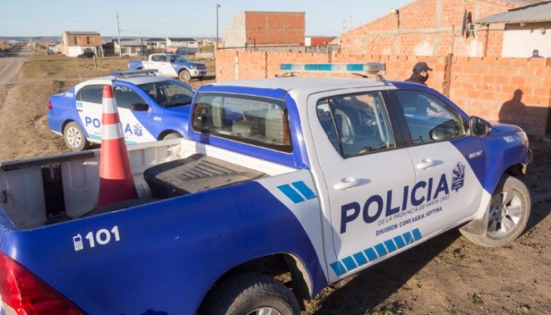 Vivienda allanada por la policía en la noche de ayer. (Foto: C.G.)