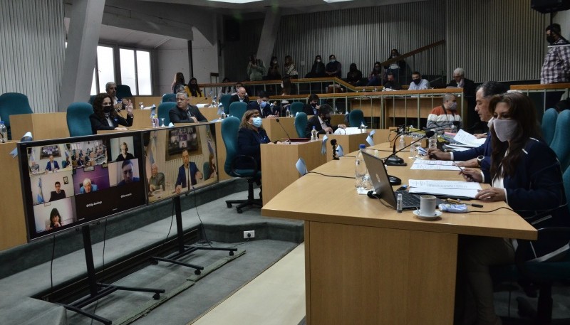 Sesión en la Cámara de Diputados.