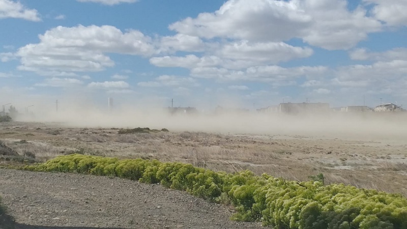 Viento en Río Gallegos.