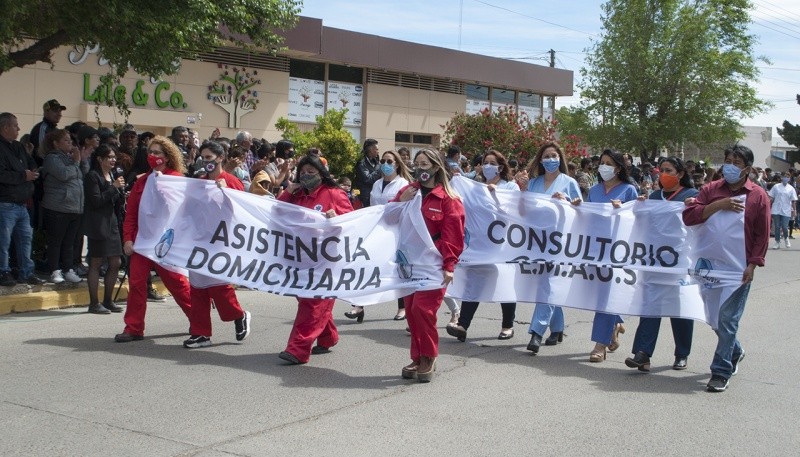 Desfile homenaje.