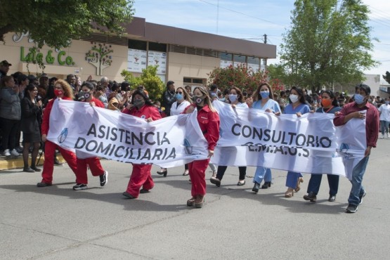 Desfile homenaje.