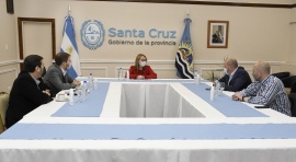 Alicia Kirchner continuó con reuniones junto a los intendentes