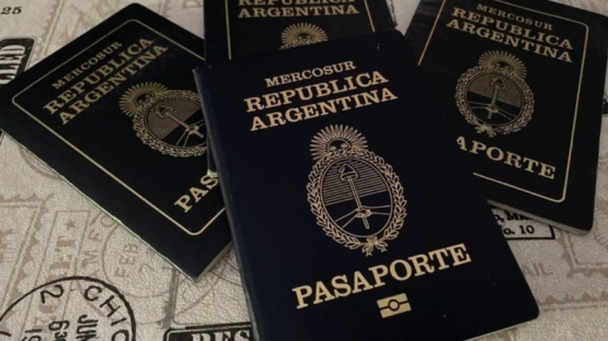 Pasaporte argentino.