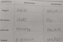 La insólita respuesta de un niño en un exámen que le preguntaron el sinónimo de "Bueno"