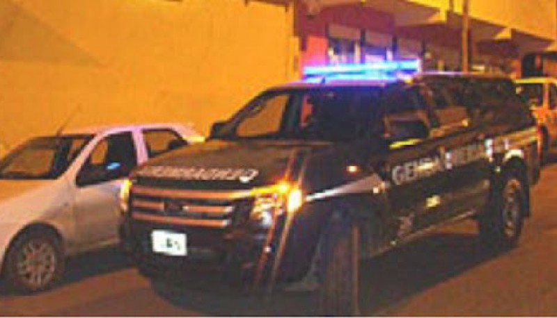 Allanamiento realizado por Gendarmería en el local nocturno “La Casa del Ángel”.