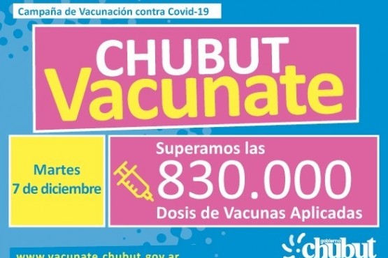 Vacunación en Chubut.