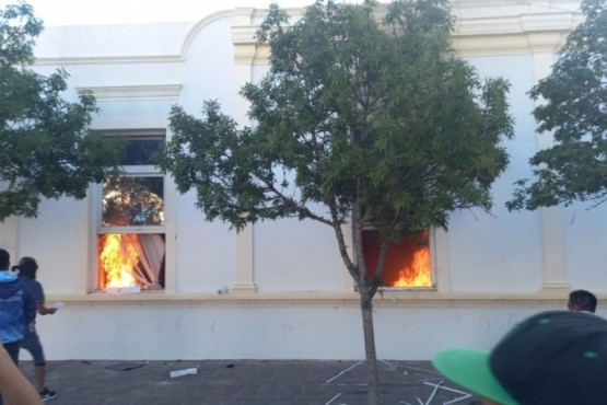 Protestas en Chubut.