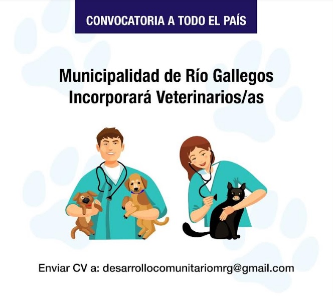 Convocatoria de veterinarios.