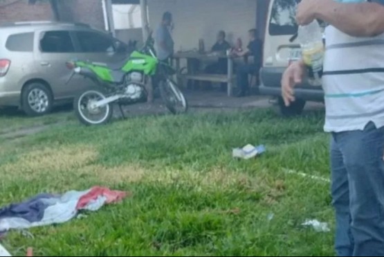 Los policías estaban a punto de hacer el asado.